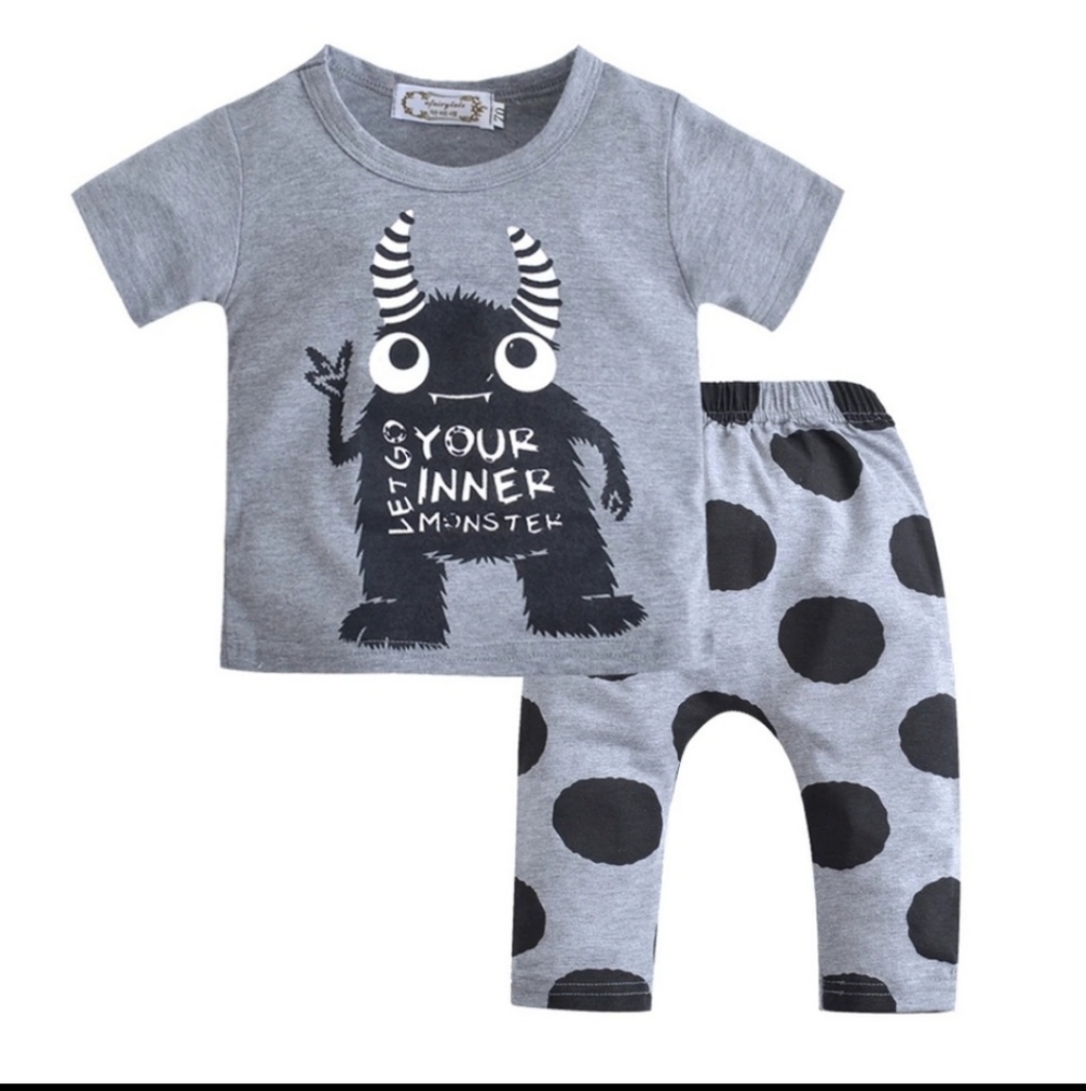 Monster baby/toddler set